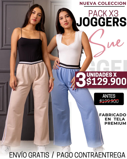 JOGGERS BOTA RECTA LINEAS